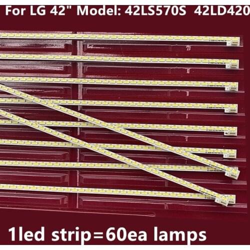 LED backlight strip 60 lamp for LG Innotek 42Inch 7030PKG 60ea 42LS570S T420HVN01.0 42LD420 42LS570T