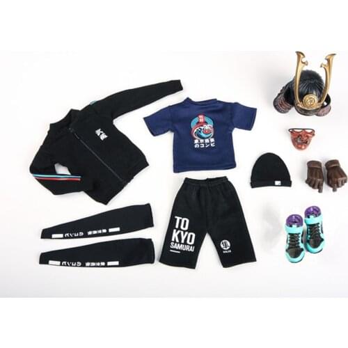 Spot 1/6 Soldier Street Shark Trend Brother Set for 12 inch action figure body