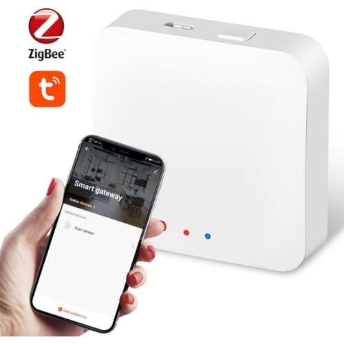 Tuya ZigBee Gateway Hub Bridge Remote Control Wireless Smart Home Device ZigBee HA 3.0 SmartLife APP Work with Alexa Google Home