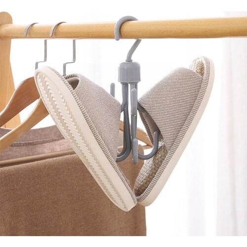 8-Hooks Rotatable Storage Holder Rack Shoe Rack Hook Hanger Belt Saver Organizer Clothes Bedroom Finishing Rack Tie Space T B1T7