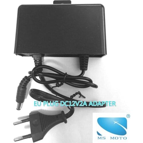 Output DC12V2A New AC/DC Adapter Input AC100-240V 50/60Hz 2000mA Power Supply EUPlug Two Cables Outside Rain-proof