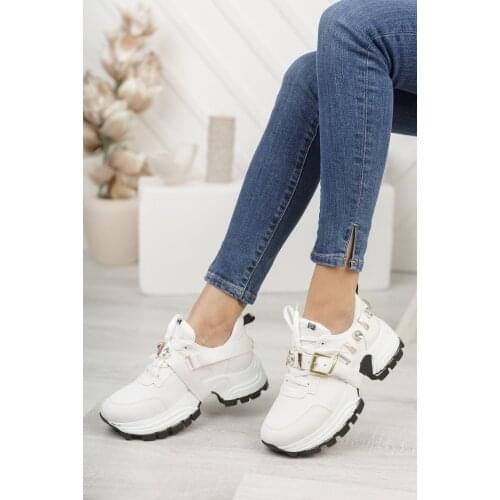 Womens Walking Shoes White Orthopedic Outsole Sport Shoes Artificial Leather Stone Standard Mould