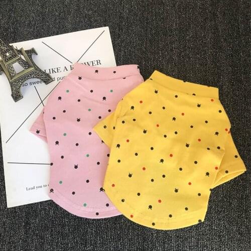 Pet Dog Clothes Summer Clothing For Small Medium Dog Vest Shirt Cotton Puppy Pet Clothes For Dogs Pets Clothing Chihuahua Tshirt