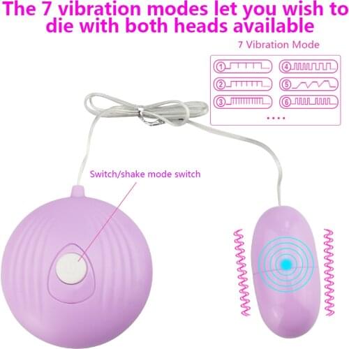 Female Adult Toys Silicon Wired Control 7 Frequency Vibration Love Egg Bullet Vibrator Sex Toys for Women and Couples
