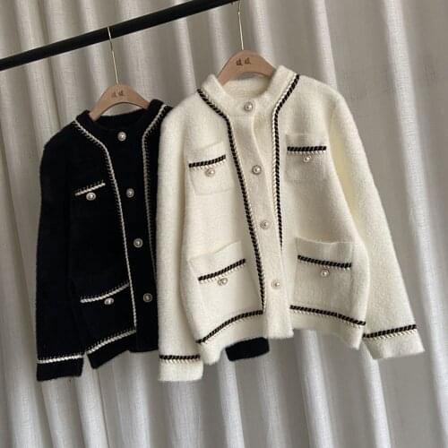 Thick Cardigan Sweet Oversized Plus Large Size Female Woman Blouses Winter WomenS Sweaters Clothing Latest 2021 Spring