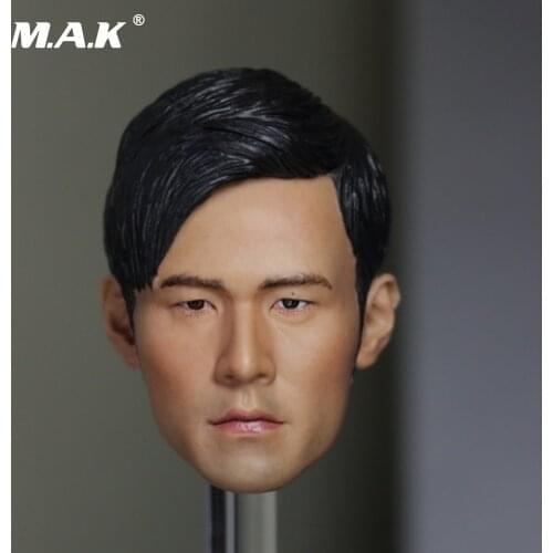 1/6 Scale Accessories Male Figure Asia King Jay Chou Head Carved Doll Head Shape Without Neck for 12" Action Figure Doll