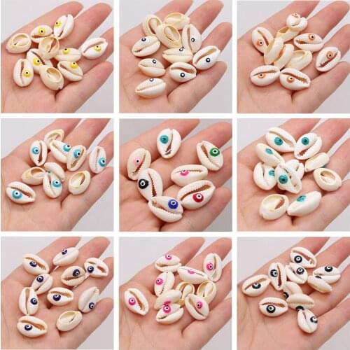 10pcs Conch Shape Shell Pendant Charms Natural Shell Loose Beads for Making DIY Jewerly Necklace Gift Size 14x18-16x20mm