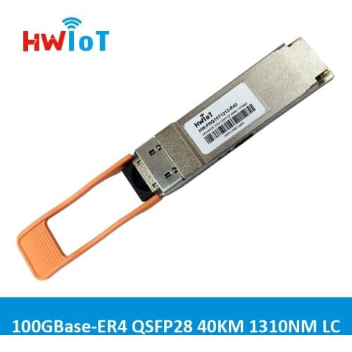 100GBase-ER4 QSFP28 1295-1310nm 40km optical modules Transceiver LC Connector Cisco Compatible