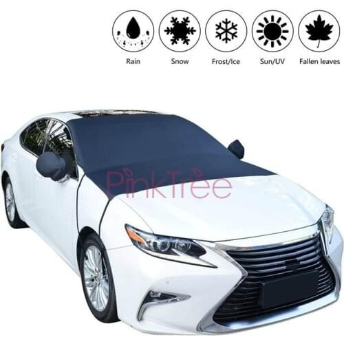 205*150CM Car Sunshade Cover Car Windshield Snow Sun Shade Waterproof Protector Cover Car Front Windscreen Cover