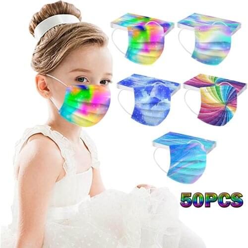 50pc Child Kids Halloween Cosplay Mask Disposable Facemask Maseczka Masks Mascarillas Desechables Mascarilla Higienica Mondmaske