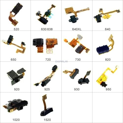 Headphone Audio Headset Jack Earpiece Flex Cable For Nokia Lumia 520 630 638 640 XL 650 720 730 820 920 925 930 950 1020 1520