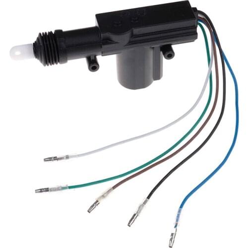 Car Auto Heavy Duty Power Door Lock Actuator Motor 5 Wire Slave Actuator Solenoid Central Locking 12V