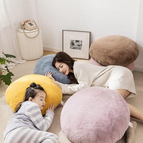 Ins plus-Sized-Large Thickened round Futon Cushion Living Room Bedroom Tatami Lying Cushion Meditation Cushion