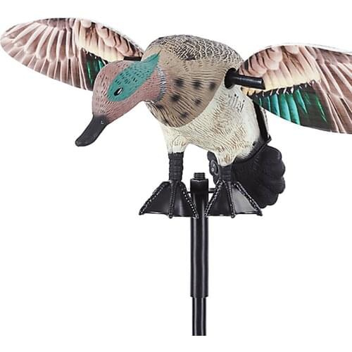Dgxilei Outdoors Teal Duck Decoy Hunting Motion Wing Gear Greenwing Drake Waterfowl