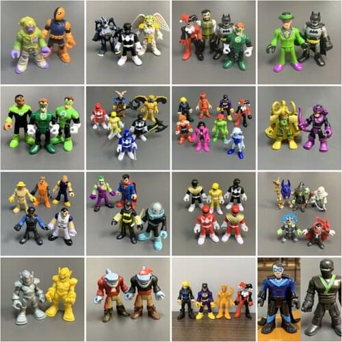 Lot 2.8" Slade Deathstroke Skeleton Joker Glider Nightwing Super Hero Action Figure Loose Action Figures Toy