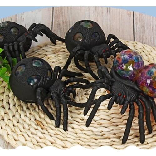 D7WF Spider Animal Toys Anxiety Relief Ball Sensory Relief Toys For Adults Funny Calming Anxiety Gifts for Boys and Girls