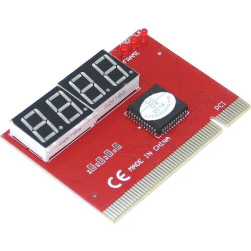 Computer PC 4 Digit Diagnostic Analyzer Card Motherboard Tester High Quality