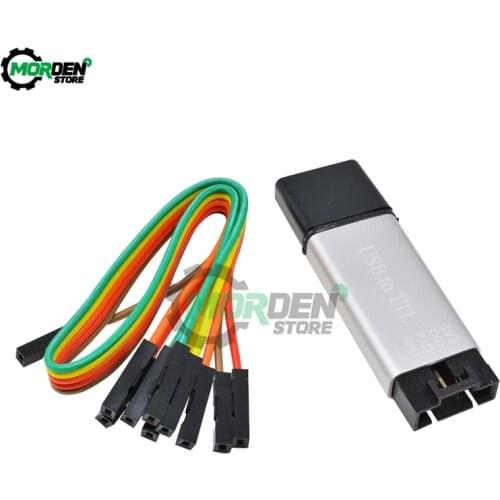 CP2102 USB 2.0 to TTL UART Downloader Module 6Pin Serial Converter STC Replace FT232 Module 5V/3.3V Aluminum Shell for Arduino