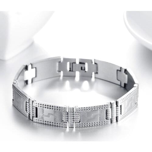 Mens Bracelet Top Quality Unique Stainless Steel Bracelets Jewelry Metal Bracelet
