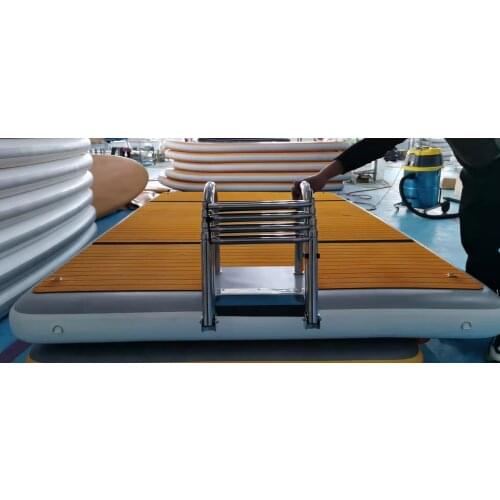 Inflatable water floating boat dock pontoon float platform water mat 4mx2mx0.2m or customized