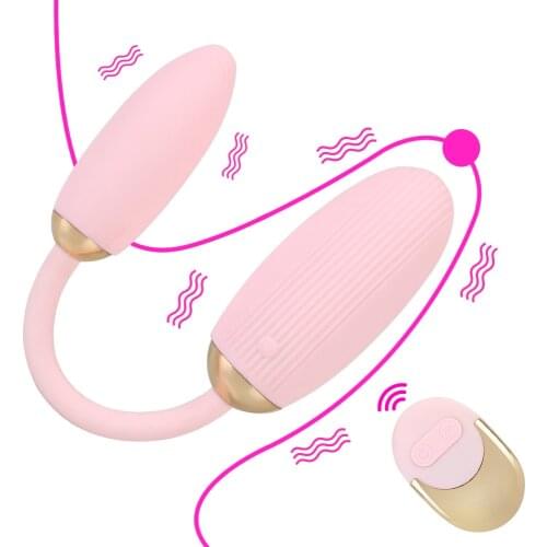 OLO Clitoris Stimulator Sex Toys for Women Couples Dildo G-spot Massager Remote Control Double Head 10 Frequency Vibrating Egg