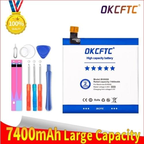 7400mAh Original Battery For Blackview BV6000 BV6000S Phone Latest Production+Home Delivery