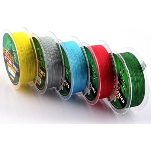 100m 4 Stands 6LB To 100LB PE Braided Fly Fishing Lines 11 Colors Super PE Line Strong Strength Fish Braided Wire Tackle B4