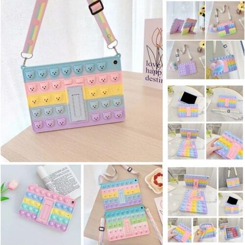 Silicone Case for IPAD Mini1/2/3/4/5/IPAD2/3/4/5 Air 1 9.7Inch/IPAD 2017 9.7Inch/ Air4 10.9Inch/2020 IPAD 10.2 Tablet PC Cover