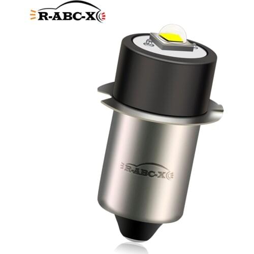 RUIANDSION 1Pcs P13.5S PR2 LED Flashlight Bulb XPG2 1-9V 5-30V 1.5V 3V 6V 4.5V 12V 18V 1-9Cells 300Lm 6000K No Polar For Maglite