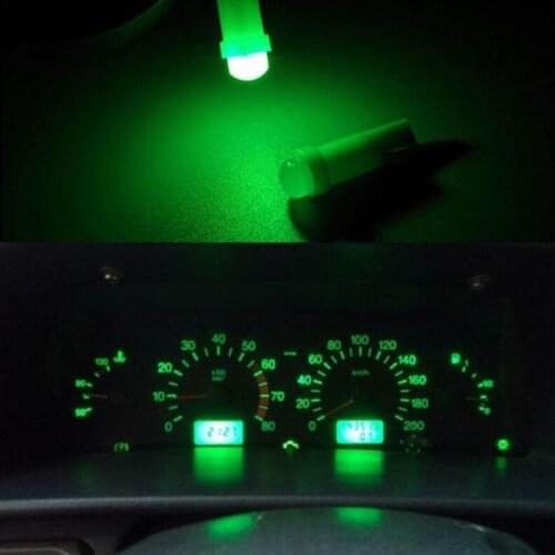 Interior T5 LED 1 SMD DC 12V Light Ceramic Dashboard Ceramic Side Wedge L Bulb Light Lamp Instrument Car Auto Gauge L4I2
