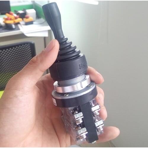Latching waterproof joystick switch Weatherpack 30mm monolever switch Weather pack 4 ways maintained Rotary Switches