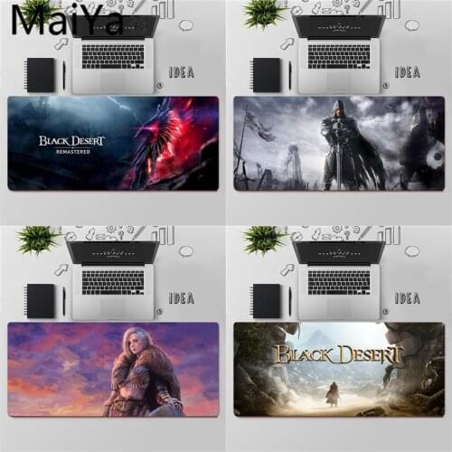 Maiya Top Quality Black Desert Online Rubber PC Computer Gaming mousepad Free Shipping Large Mouse Pad Keyboards Mat