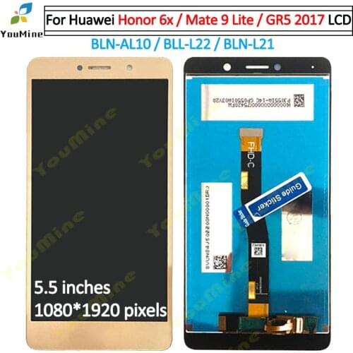 For Huawei Honor 6X LCD Screen High Quality Replacement LCD Display+Touch Screen for Huawei GR5 2017 mate 9 lite LCD Smartphone