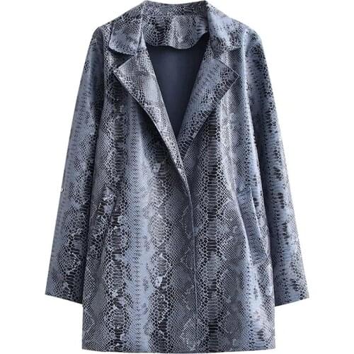 ZXQJ Women's Blue Jackets