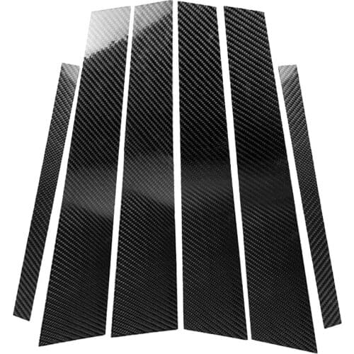 1 Set Car Window B-pillars Trim Cover Decorative For BMW 3 Series E90 2005-2012