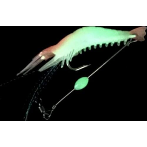 1Pcs 9cm Shrimp Simulation Soft Shrimp Lure Hook Fishing Tackle Bait Fishing Lures Plastic Artificial Fishing Lures