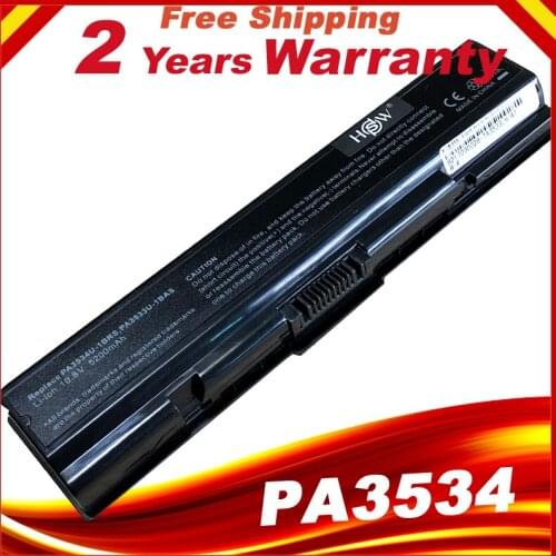 PA3534 battery For Toshiba PA3533 PA3535 Satellite A200 A210 A215 laptop battery 6cell