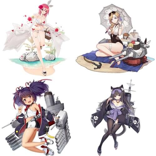 Three Ratels CYX15 Azur Lane Bailey Anime sticker for car bike motorcycle laptop wall stickers for home decoration