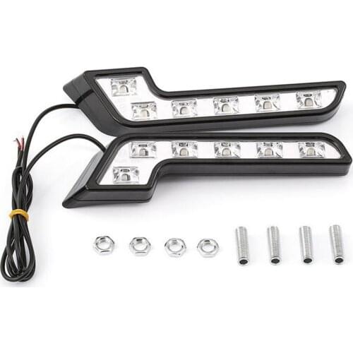 White Fog lights 12V Driving Fog Light Lamp Car Accessory Parts Organic plastics 100 LM