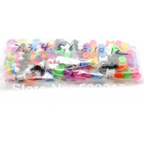 Free shipping body piercing jewelry acrylic mix 8 colors screw on ear plug flesh tunnel 160pcs 2mm-12mm