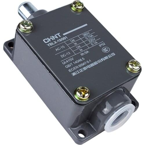 CHNT YBLX-19/001 Direct Acting Position Limit Switch for Embroidery Machine Automatic Reset without Roller 220VDC 380VAC