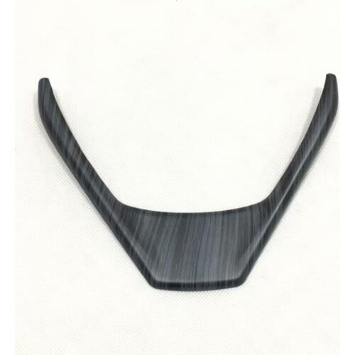 For Toyota RAV4 RAV 4 2016 2017 2018 ABS Matte Interior Steering Wheel Panel Cover Trim Sticker Car Accessories