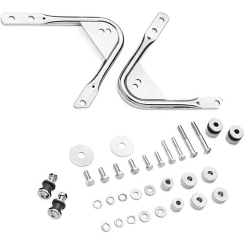 Motorcycle Two-Up Luggage Rack Tour-Pak Detachables Docking Hardware Kits For Harley models Touring 1997-2008