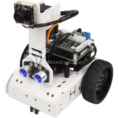 GoGoPi Smart Robot Car Kit Unassembled AI Tracking Robotic Car w/ Control Board For Raspberry Pi 4B 2G or 4G
