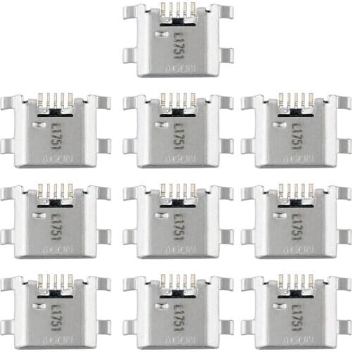 IPartsBuy New 10 PCS Charging Port Connector for Huawei Honor 5c / Enjoy 7 / Enjoy 7 Plus / Ascend P7