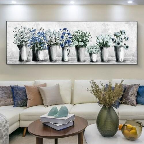 World Famous Posters Flower Plant Canvas Painting Wall Art Prints Picture Mural for Stairs Room House Gallery Decor Cuadros