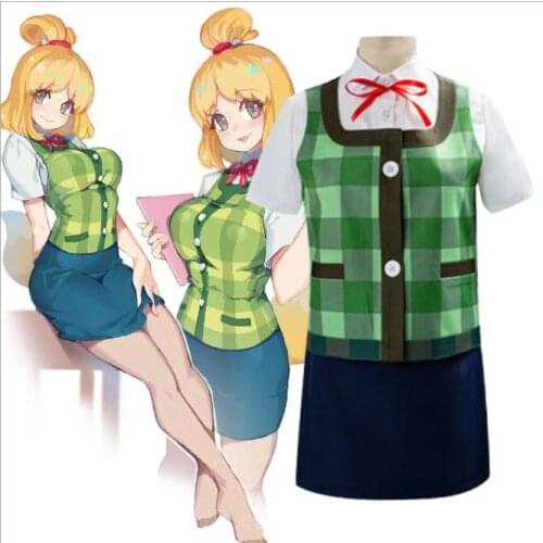 Animal Crossing Isabelle Cosplay costume custom made