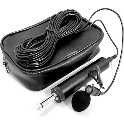 HFES 6.5mm Microphone Mic for Erhu Saxophone Violin Musical Instrument Eco-Friendly Lavalier Lapel Micro