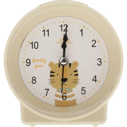 Cute Simple Alarm Clock Kids Bedside Clock For Kids Room Yellow