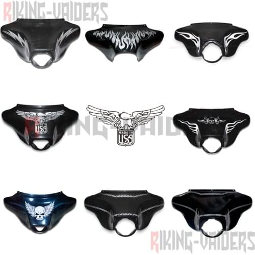 Upper Fairing Decals Eagle Skull Flame Stickers For Harley Electra Glide Ultra Classic Ultra Limited Street Glide 1996-2013